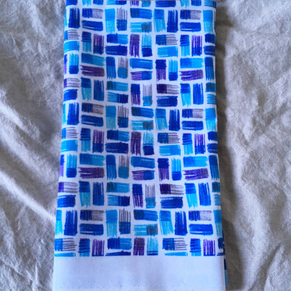 Pencil Gingham in blues